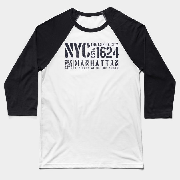 New York City Baseball T-Shirt by Designkix